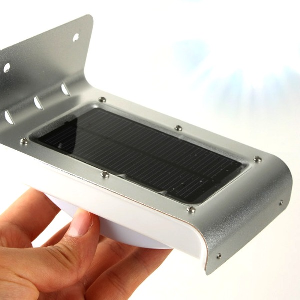 LED 태양광 충전식 센서 감지형 램프 옥외 설치용 방수 (57688)