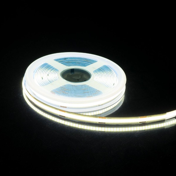 Coms LED 슬림형 DC24V 5M 주광색 인테리어 줄 띠형 조명 (394176)