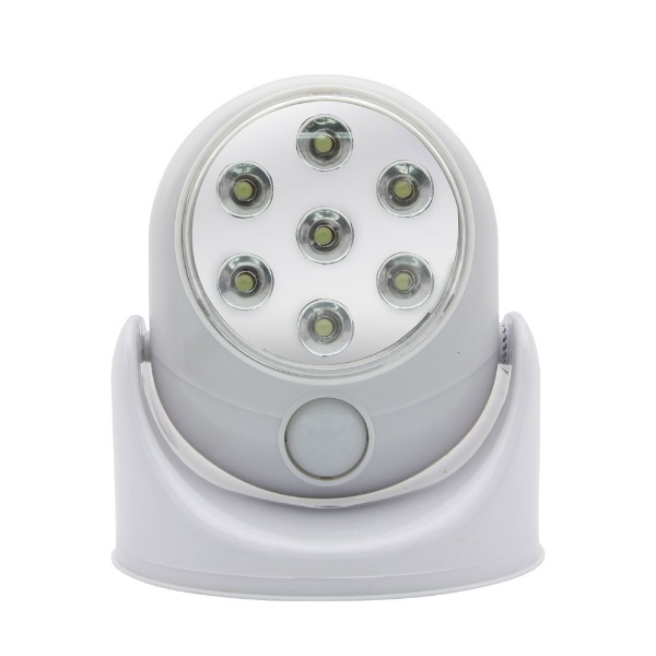 LED 무선 탁상형 센서등 360도회전 자동점등 부착식 벽면등 램프 (57700)