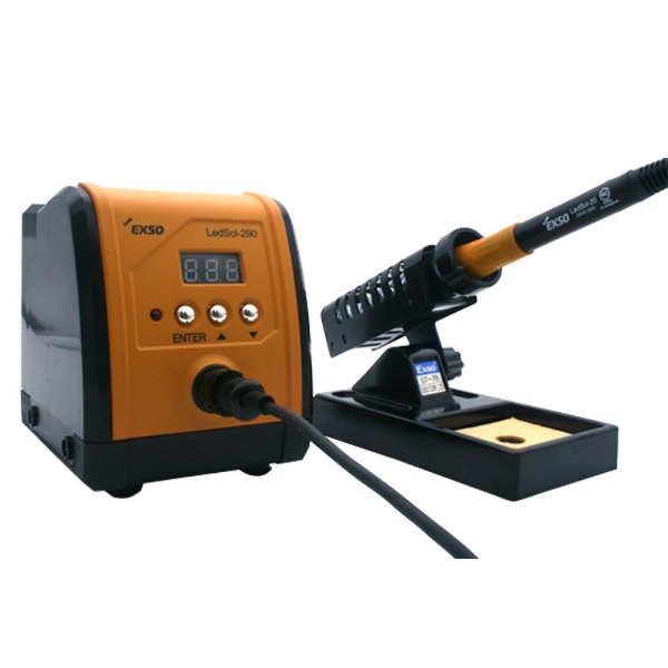 엑소 디지털 온도조절 전기 인두기 세트 LEDSOL-290 (135-5420)