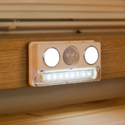 LED 무선 센서등 110도 회전 램프등 모션 센서 감지 부착식 벽등 (57718)