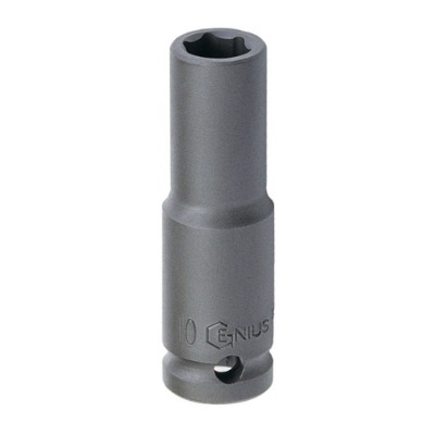 지니어스 3/8 육각 롱 임팩소켓 복스알 12mm (200-2455)