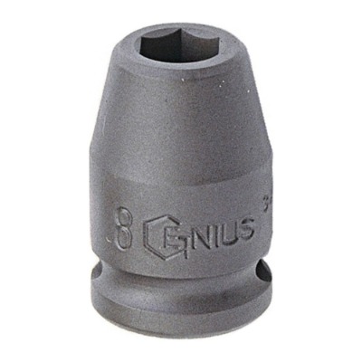 지니어스 3/8 육각 임팩소켓 복스알 19mm (200-1757)