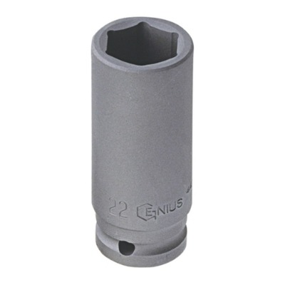 지니어스 1/2 육각 롱 임팩소켓 복스알 19mm (200-2862)