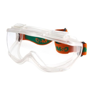안전 고글 보호안경 안티포그 안경겸착용 통기식 끈조절 (836-0810)